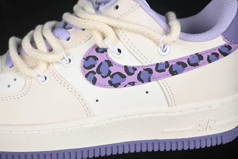 All categories Nk Air Force 1 Air Force series Nk Air Force 1 Low Air Force low-top Nike Air Force 1'07 Low "Taro Leopard" Hand-painted graffiti Taro leopard print Air Force 1 low-top casual sneakers FJ7740-111